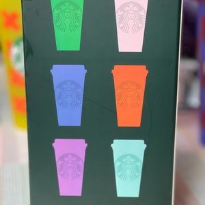 Starbucks full set of hot cups